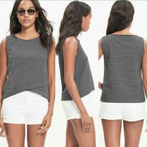 Madewell XS Zigzag Hem Crop Tank